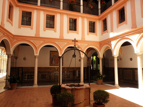 Inside Courtyard.